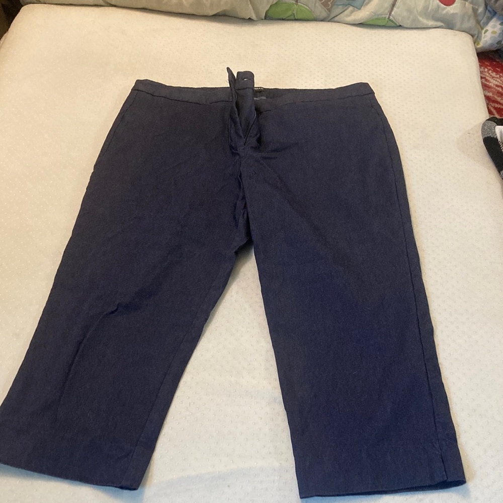 Mario Serrani Dark Blue Capris